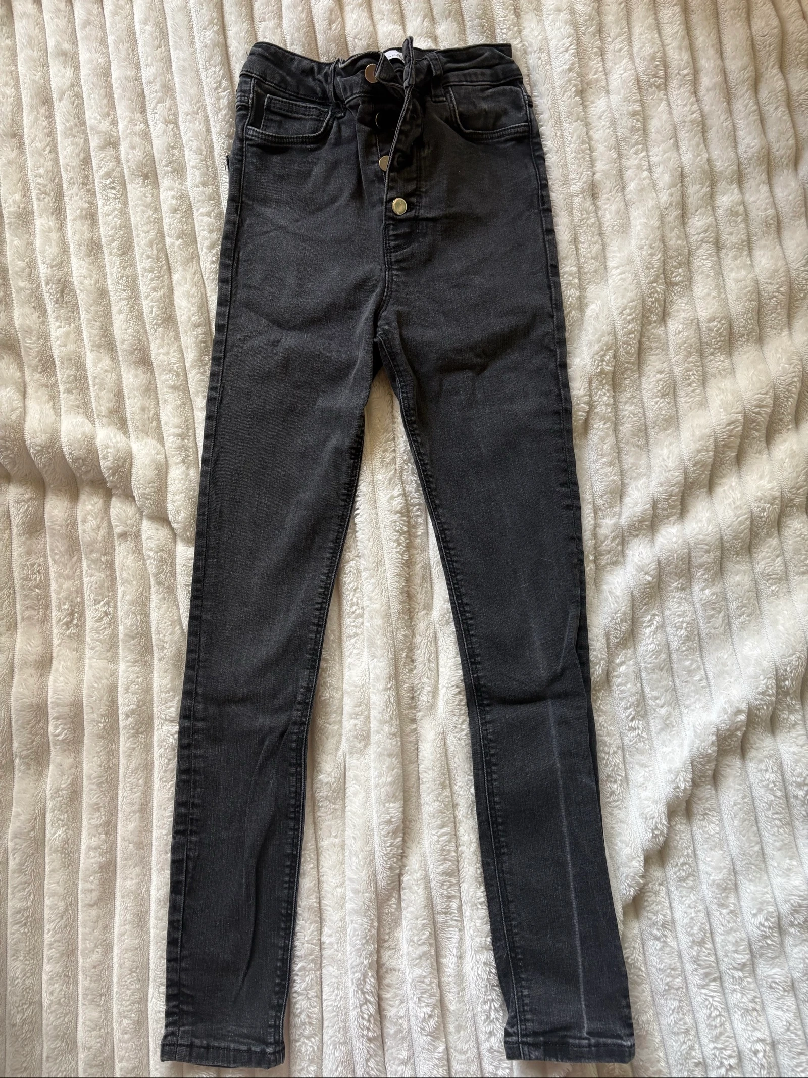 Zara dameshoge taille skinny jeans maat 34 – photo 2